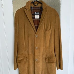 Dolce & Gabbanna D&G men’s suede coat